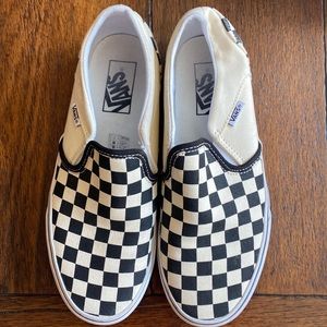 Checkers Vans sneakers size 8